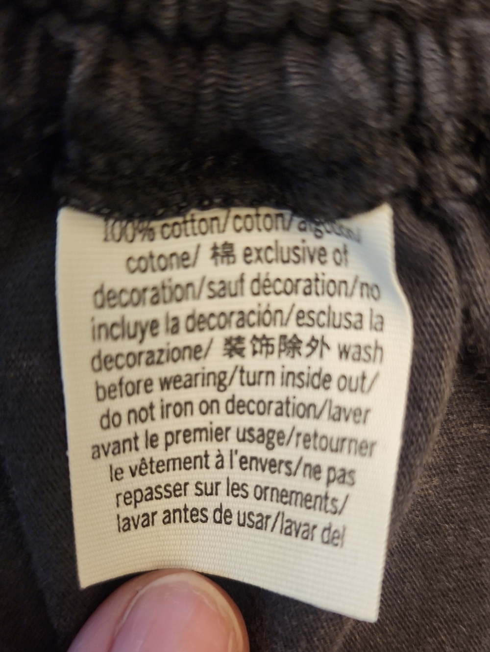 PINK Victoria's Secret Mineral Wash Long Sleeve Shirt - Charcoal - Picture 9 of 16